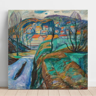 Kragerø om våren Kragerø in Spring - Edvard Munch | Reproduction Tableau Décoration murale affiche copie