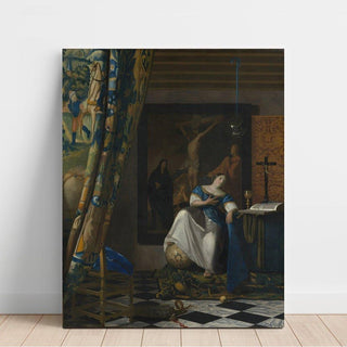 L'Allégorie de la Foi - Johannes Vermeer | Reproduction Tableau Décoration murale affiche copie
