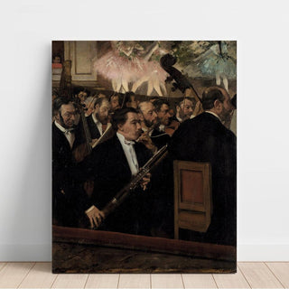 L'Orchestre à l'Opéra - Edgar Degas | Reproduction Tableau Décoration murale affiche copie