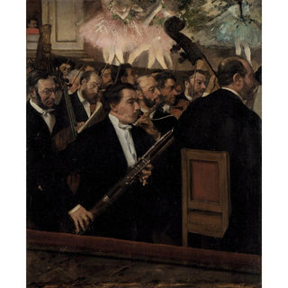 L'Orchestre à l'Opéra - Edgar Degas | Reproduction Tableau Décoration murale affiche copie