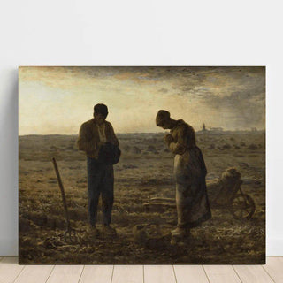 L'angelus - Jean-François Millet | Reproduction Tableau Décoration murale affiche copie