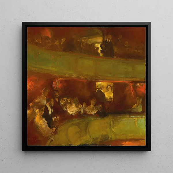 L'entracte souvenir d'Italie - Gaston La Touche — gerahmtes Bild an der Wand