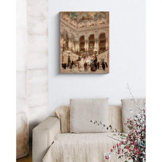 L’escalier de l’Opéra de Louis Béroud | Reproduction Tableau Décoration murale affiche copie