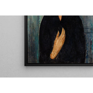 La Femme aux yeux bleus - Amedeo Modigliani | Reproduction Tableau Décoration murale affiche copie