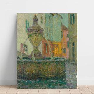 La Fontaine, Saint-Paul De Vence - Henri Le Sidaner | Reproduction Tableau Décoration murale affiche copie