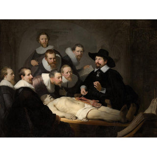 La Leçon d'anatomie du docteur Tulp - Rembrandt van Rijn | Reproduction Tableau Décoration murale affiche copie