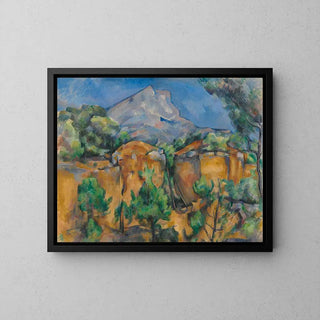 La Montagne Saint Victoire - Paul Cézanne | Reproduction Tableau Décoration murale affiche copie