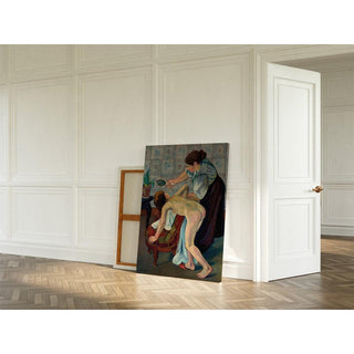 La Petite Fille au Miroir - Suzanne Valadon | Reproduction Tableau Décoration murale affiche copie