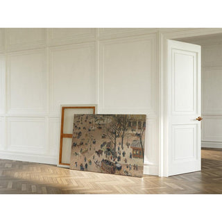 La Place du Théâtre Français - Camille Pissarro | Reproduction Tableau Décoration murale affiche copie