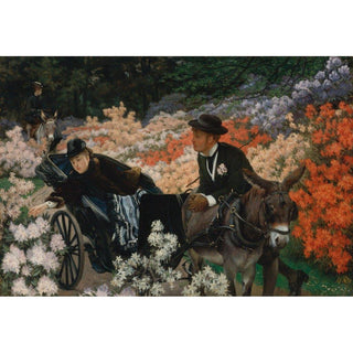 La Promenade du matin - James Tissot | Reproduction Tableau Décoration murale affiche copie
