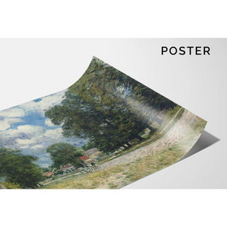 La Route de Marly-le-Roi - Alfred Sisley | Reproduction Tableau Décoration murale affiche copie