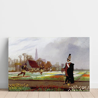 La folie des tulipes - Jean-Léon Gérôme | Reproduction Tableau Décoration murale affiche copie
