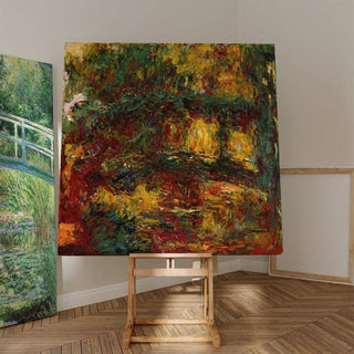 La passerelle japonaise, Giverny - Claude Monet | Reproduction Tableau Décoration murale affiche copie