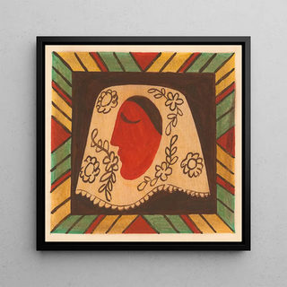 La tête d'une fille avec un foulard - Mikul Galanda