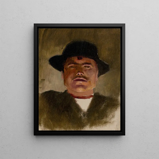 Ladislav Mednynszky - Spi Peasant in a Hat.webp