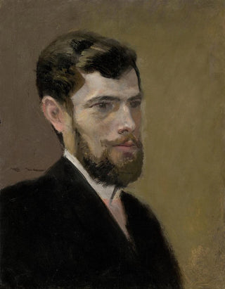 Ladislav Mednynszky - Study of a Bearded Man in a Black Suit.webp