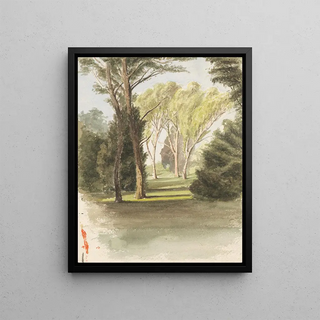 Ladislav Mednynszky - Trees in a Park.webp