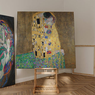 Le Baiser - Gustav Klimt | Reproduction Tableau Décoration murale affiche copie
