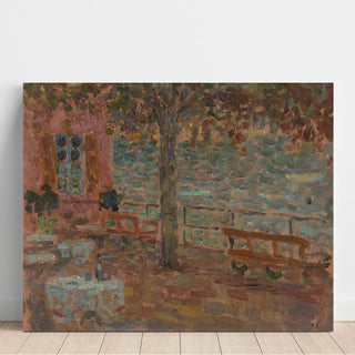 Le Café au Bord du Lac - Henri Le Sidaner | Reproduction Tableau Décoration murale affiche copie