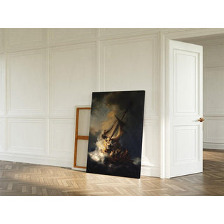 Le Christ dans la tempête sur la mer de Galilée - Rembrandt | Reproduction Tableau Décoration murale affiche copie