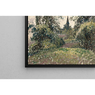 Le Clocher de Bazincourt - Camille Pissarro | Reproduction Tableau Décoration murale affiche copie