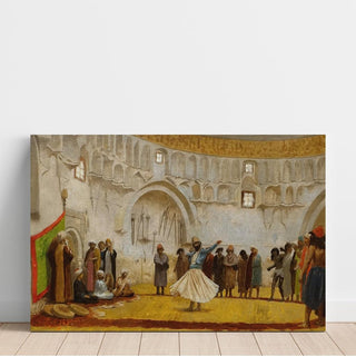 Le Derviche Tourneur - Jean-Léon Gérôme | Reproduction Tableau Décoration murale affiche copie