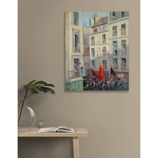 Le Front Populaire - Maximilien Luce | Reproduction Tableau Décoration murale affiche copie