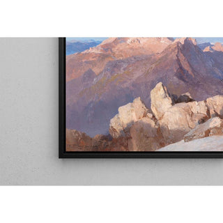 Le Hoher Göll depuis le Watzmann-Hocheck - Edward Theodore Compton | Reproduction Tableau Décoration murale affiche copie