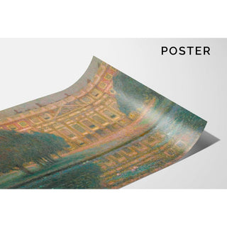 Le Palais, matin d'été Hampton Court - Henri Le Sidaner | Reproduction Tableau Décoration murale affiche copie