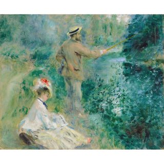 Le Pêcheur à la Ligne - Pierre-Auguste Renoir | Reproduction Tableau Décoration murale affiche copie