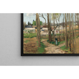 Le Village à Travers les Arbres - Camille Pissarro | Reproduction Tableau Décoration murale affiche copie