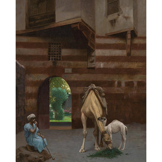 Le chamelier - Jean-Léon Gérôme | Reproduction Tableau Décoration murale affiche copie