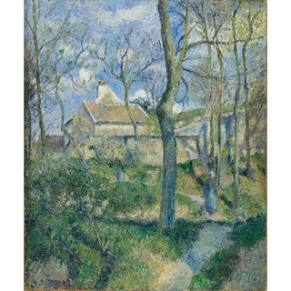 Le chemin des Pouilleux, Pontoise - Camille Pissarro | Reproduction Tableau Décoration murale affiche copie