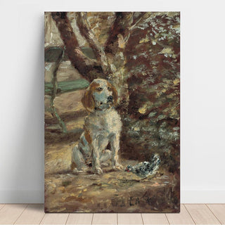 Le chien de l'artiste Flèche - Henri de Toulouse-Lautrec | Reproduction Tableau Décoration murale affiche copie