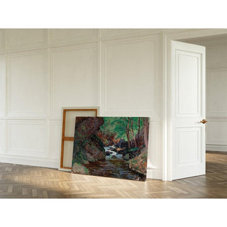 Le cours d'un ruisseau - Alfred Zoff | Reproduction Tableau Décoration murale affiche copie