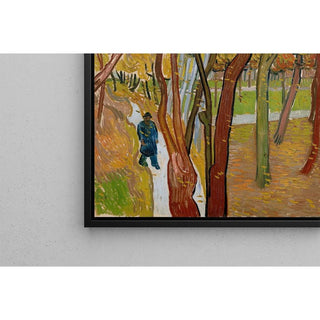 Le jardin de l'hôpital Saint-Paul La chute des feuilles - Vincent van Gogh | Reproduction Tableau Décoration murale affiche copie