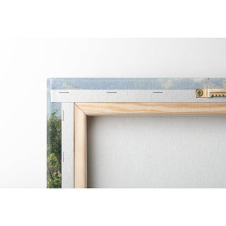 Le jardin des artistes à Eragny - Camille Pissarro | Reproduction Tableau Décoration murale affiche copie