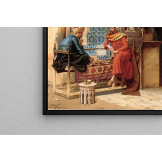 Le jeu d'échecs - Ludwig Deutsch | Reproduction Tableau Décoration murale affiche copie