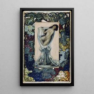 Leo Putz - Mdchen im Glas.webp