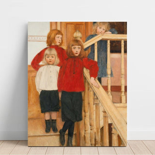 Les Enfants de Monsieur Neve - Fernand Khnopff | Reproduction Tableau Décoration murale affiche copie