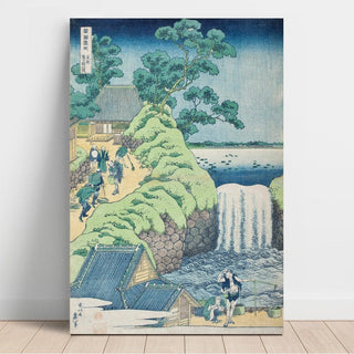 Les chutes d'Aoigaoka dans la capitale de l'Est- Katsushika Hokusai | Reproduction Tableau Décoration murale affiche copie