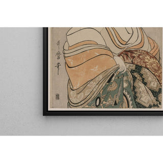 Les courtisanes Kasugano et Utahama de Tamaya - Kitagawa Utamaro | Reproduction Tableau Décoration murale affiche copie