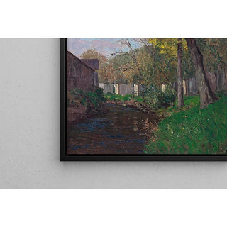 Lit de ruisseau en automne - Alfred Zoff | Reproduction Tableau Décoration murale affiche copie