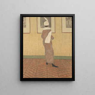 Lon Spilliaert - Dame in expositie.webp