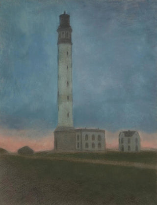 Lon Spilliaert - De vuurtoren van Oostende bij zonsopgang.webp