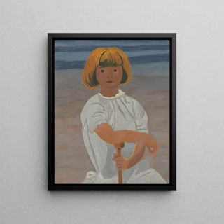 Lon Spilliaert - Jong meisje op het strand.webp