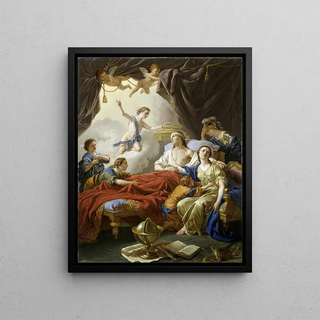 LouisJeanFranois Lagrene - Allegory On The Death Of The Dauphin.webp