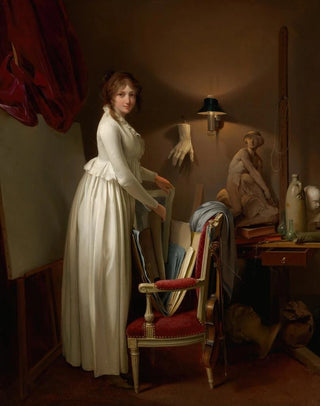 Louis Lopold Boilly - The Artists Wife In His Studio.webp