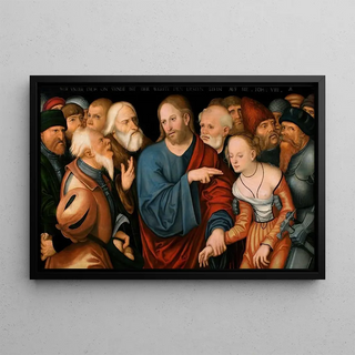 Lucas Cranach the Younger - Christ and the Woman Taken in Adultery.webp