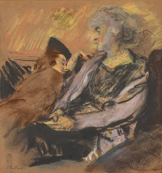 Madame Hessel et Reine Natanson rue de Naples - Édouard Vuillard